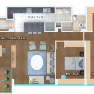 Plano departamento C3