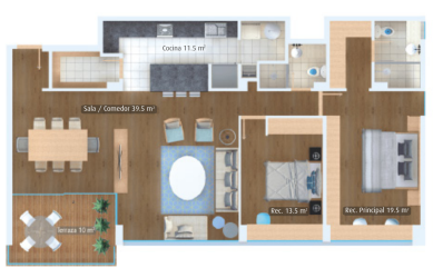Plano departamento C3